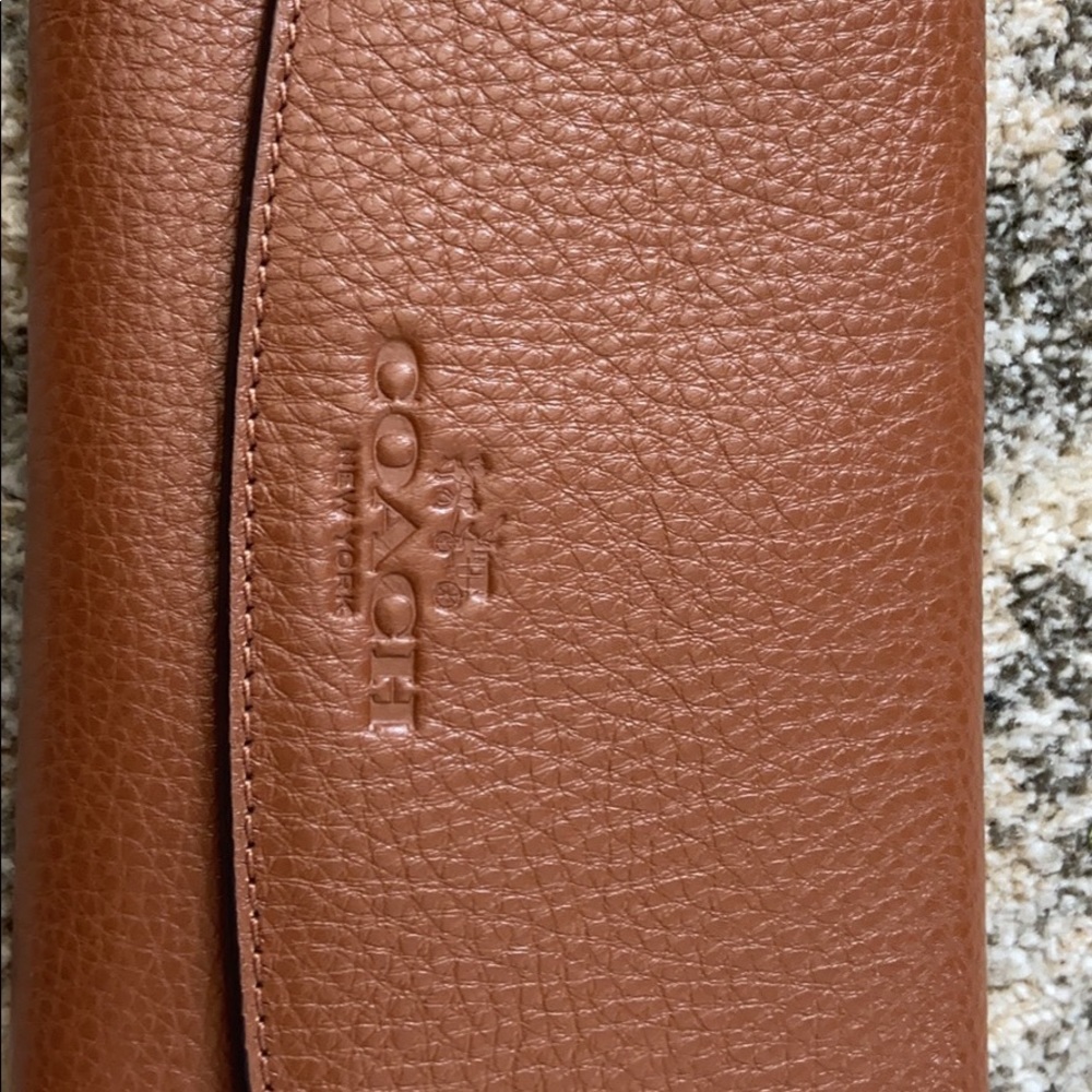 Coach brown wallet